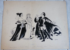 Rare dessin encre - dessin, l'encre