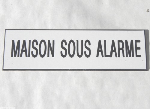 Plaque gravée maison sous - plaque,