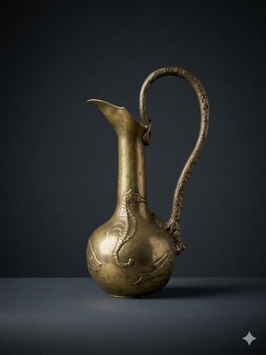 Rare aiguière art nouveau - art, p