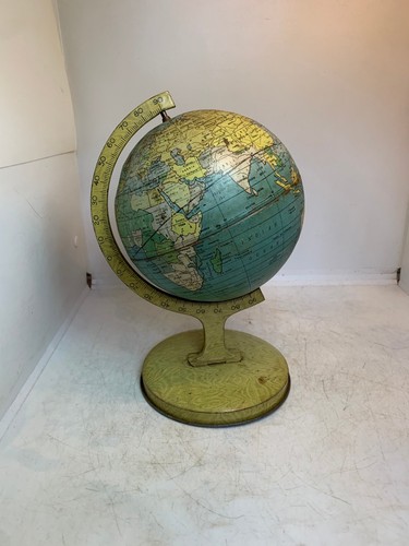 Ancien globe terrestre tole - ancien,