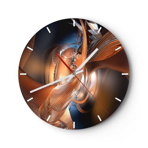 Horloge murale verre - horloge,