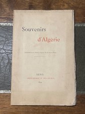 Livre Souvenir D'Algérie Sens 1894 (L7B)