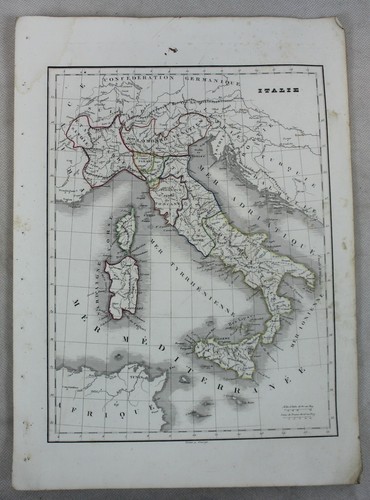 Carte atlas 1832 monin - d'atlas,