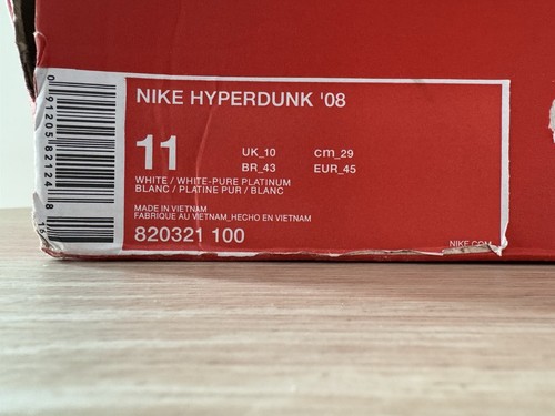 Nike hyperdunk triple - 08, white