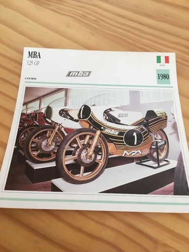 Mba 125 1980 carte moto - 125,