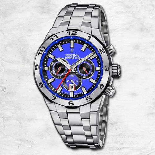 Festina montre hommes inox - montre,