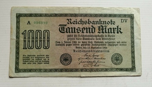 Billet 1000 tausend mark - tausend,