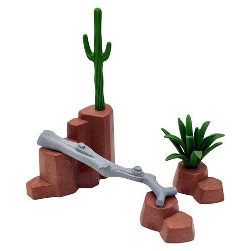 Playmobil rochers désert