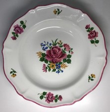 N13 Assiette Creuse D 23 cm Décor Vieux Strasbourg Saint Amand Haguenau
