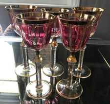 Série 5 Verres MOSER cristal