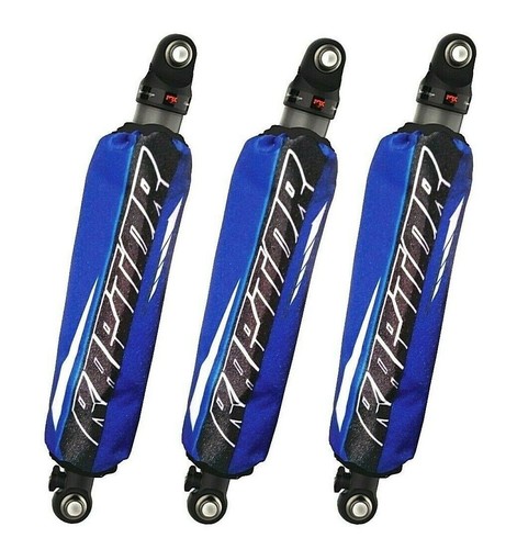 Black white atv shock covers - black,