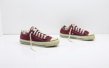 Converse All Star Usées Numéro US 5.5 (Cod.CS123) Bordeaux Fabriqué Aux É.U.