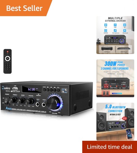 Stereo audio amplifier - stereo, amplifier,300w