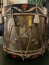 Tambour d'enfant avec ses baguettes anciennes - Epoque Napoléon III