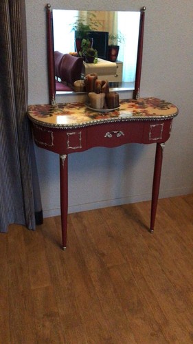 Coiffeuse console miroir