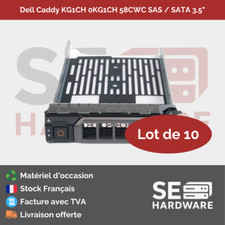Dell 3.5 " SAS SATA Hotswap HDD Caddy 0Y79JP/Y79JP - Lot de 10