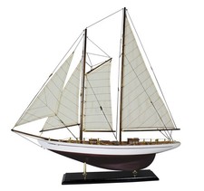 Voilier Maquette de bateau en Bois 71 x 74 cm Sea-Club