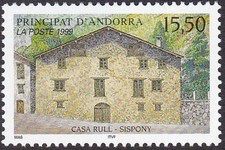 ANDORRA FRENCH - 1999 RULL HOUSE SG#F560 1V MINT NH  15.5 ff high value