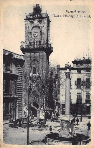 Old postcard aix - old, en