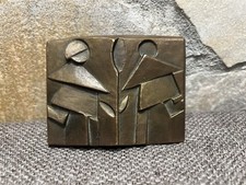 MÉDAILLE Presse Papier,S.O.S. Dans le Monde. VILLAGES D'ENFANTS, 1979.1989