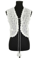 Cardigan en coton blanc Maje M