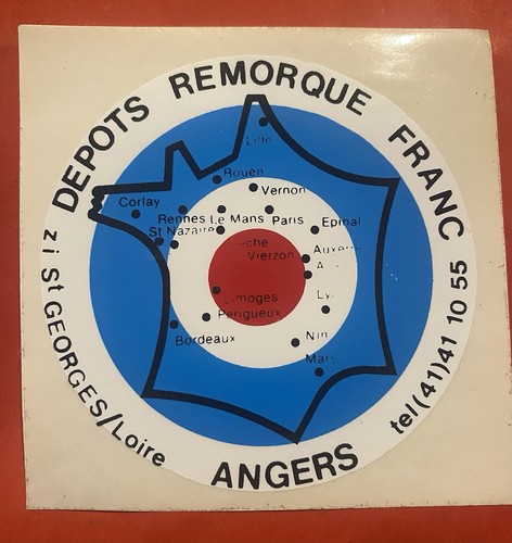 Autocollant remorque franc - autocollant,