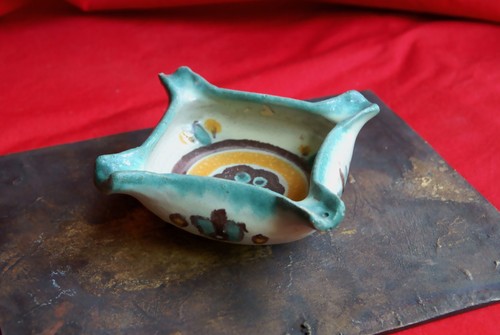 Cendrier artisanale terre - artisanale,