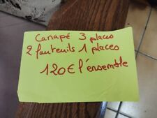 Ensemble 2 fauteuils et 1 canapé 3places