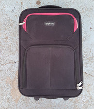 Valise cabine noire souple identic