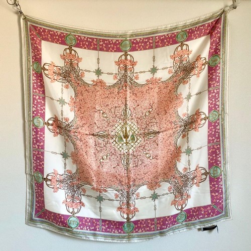 écharpe gucci rose ivoire - gucci,