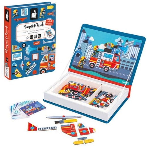 Puzzle magnétique pompiers - puzzle,