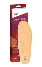 Kaps Semelles orthopédiques en cuir pour arc longitudinal tombé, inserts de...