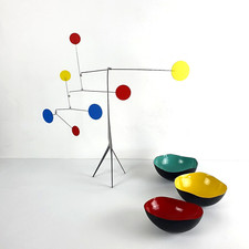 STABILE MOBILE "Solar System" kinetic ART MODERN SCUPLTURE MID CENTURY DESIGN
