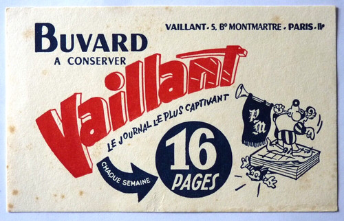 Buvard vaillant le - -,