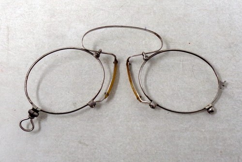 Ancienne lunettes pince nez - lunettes,