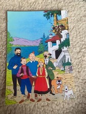 Carte postale 15x10 tintin - carte,