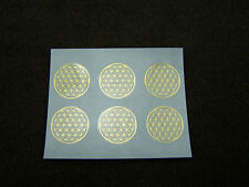 autocollant fleur de vie 2 cm