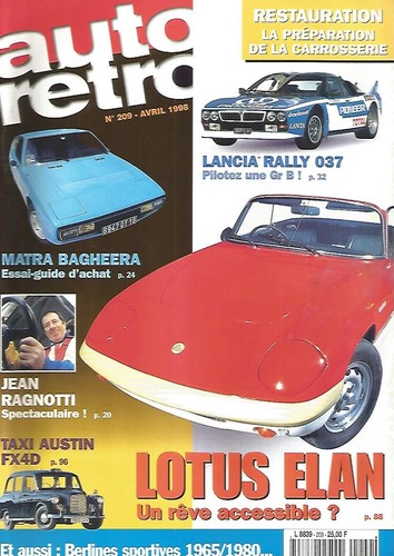 Auto retro 209 - n°209, lancia