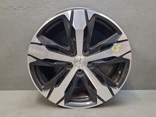 Jante alu - Peugeot 3008 II - 7.5" x 18" ET49 - Los Angeles noir/chrome 