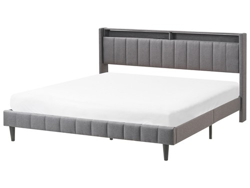 Lit moderne tissu 180 200 - tissu,
