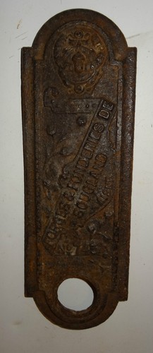 Ancienne plaque fonte - en,
