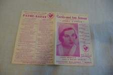 PARTITION APRES L'AMOUR LEONCE