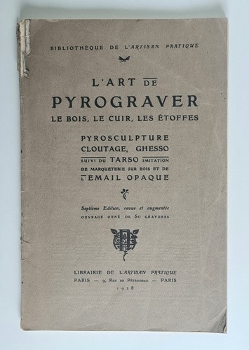 Revue art pyrograver le - revue, l´art