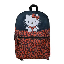 Sac À Dos Pour Enfants Hello Kitty Sanrio Avec Nœuds Rouges De 16 Pouces