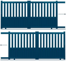 PORTAIL ALU COULISSANT