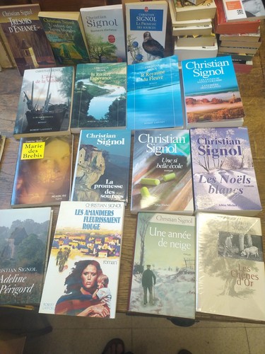 Lot livres christian signol - 16,