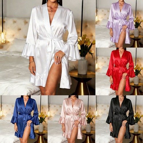 Robe soie satinée tissu - en,