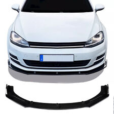 Spoiler Lèvre Lame Jupe Pare-Choc Avant pour VW Golf 7 2012-2019 noir brillant