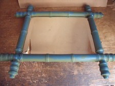 miroir  colonial bambou  verre