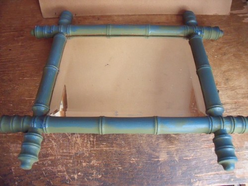 Miroir colonial bambou verre - colonial,